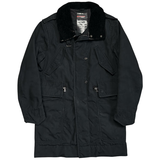 Prada Sheep Fur Collar Parka