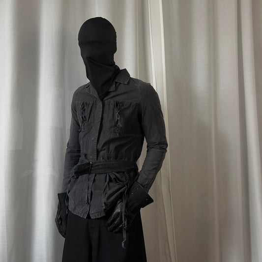 Maison Martin Margiela Belted Cargo Tassel Chore Jacket - SS05