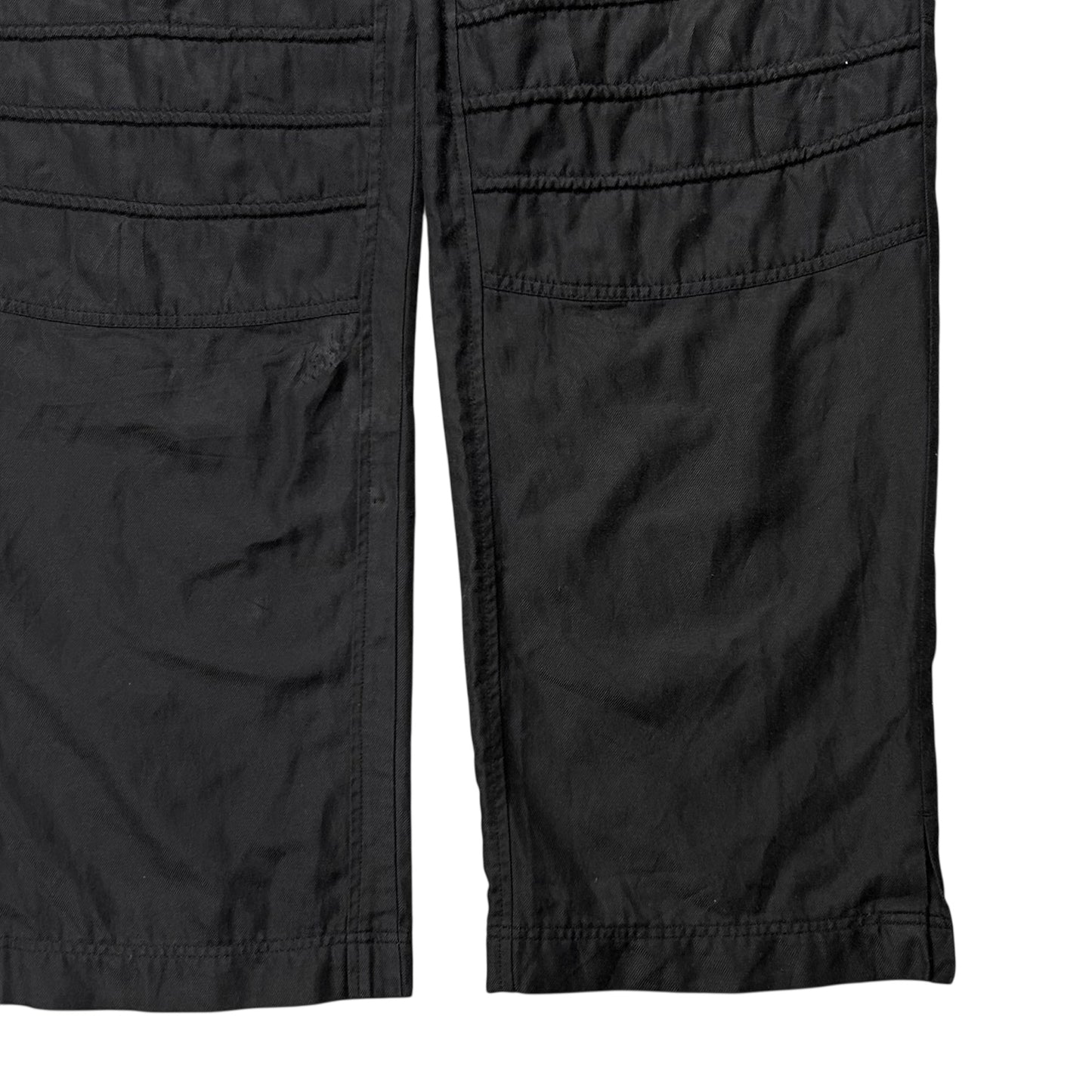 MM6 Maison Margiela Padded Patchwork Moto Pants - AW19