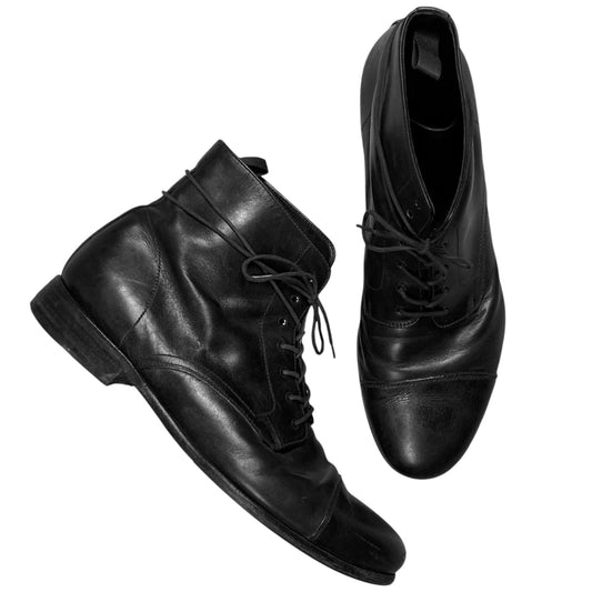 Prada Cap Toe Combat Boots