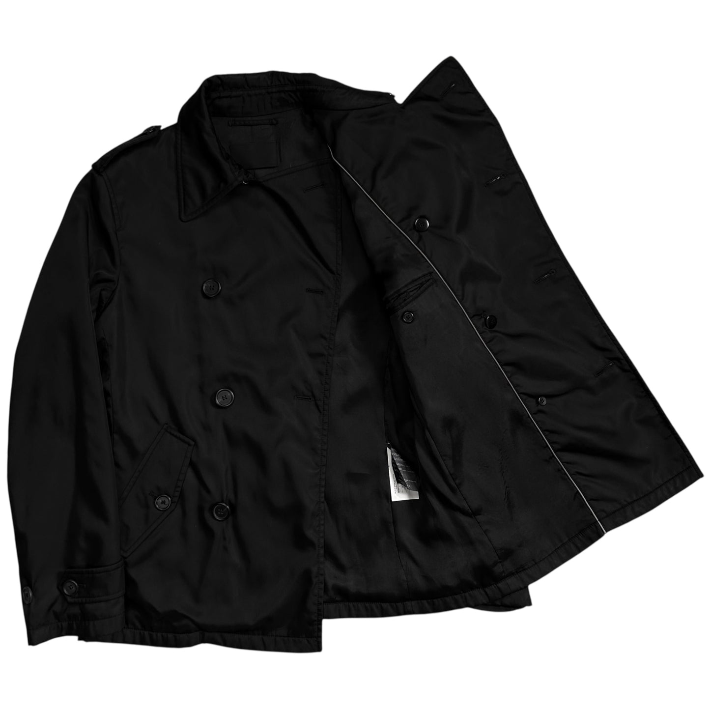 Prada Double Breasted Trench Jacket - AW08