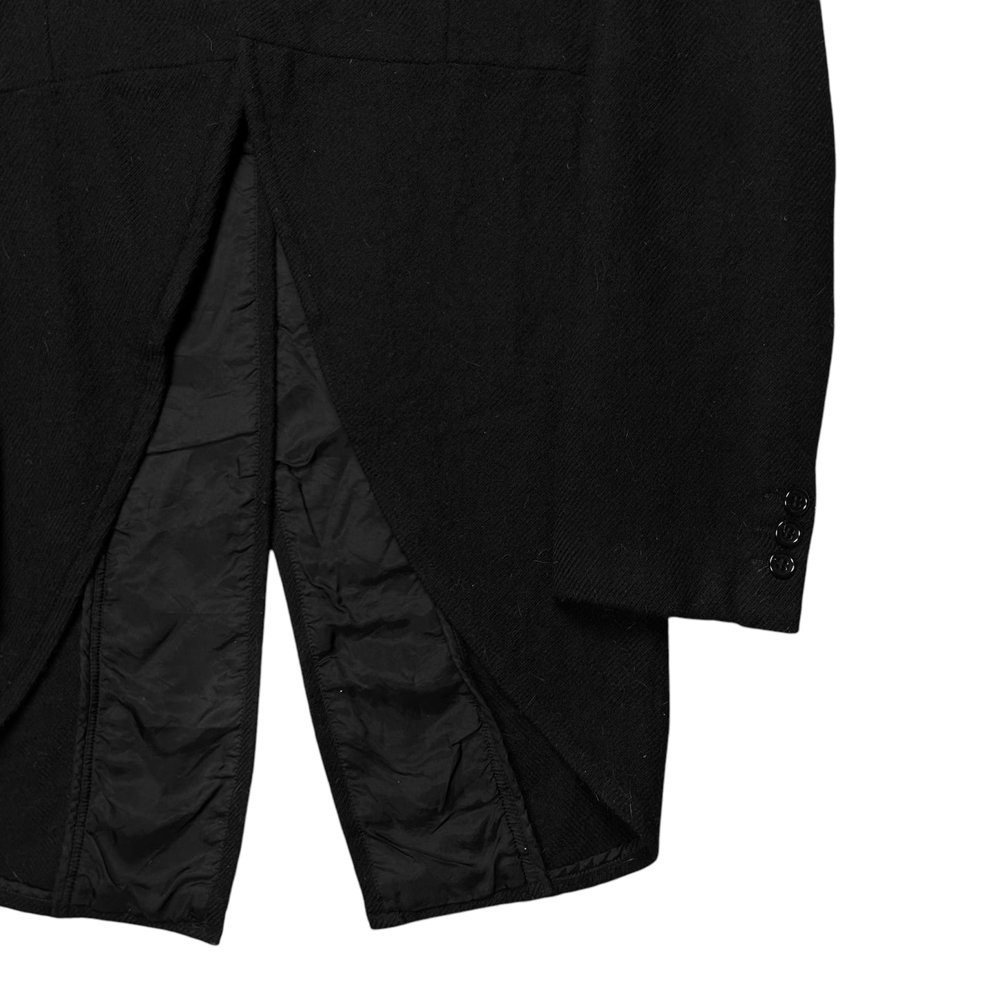 Comme des Garcons Black Belted Tail Jacket - AW09
