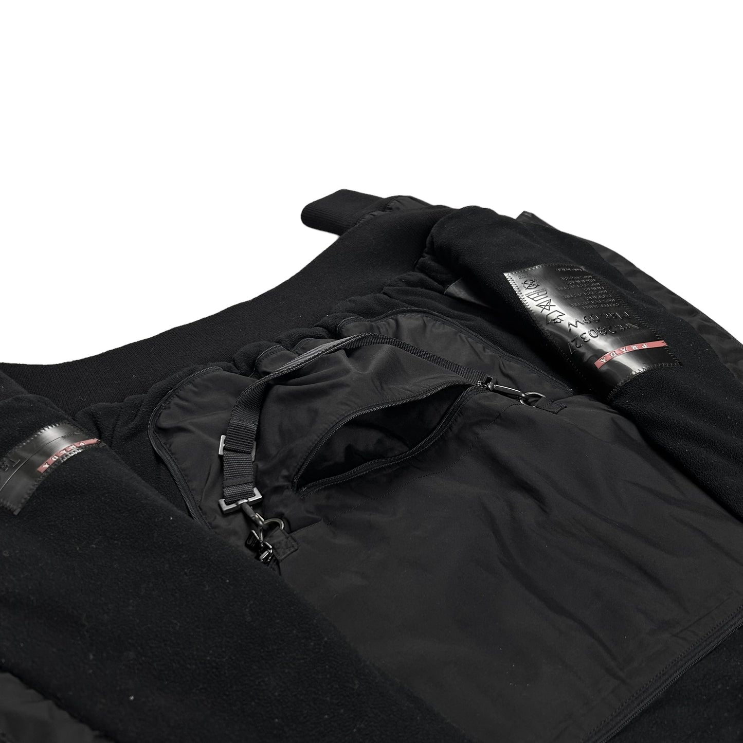 Prada Chest Layered Utility Flight Jacket