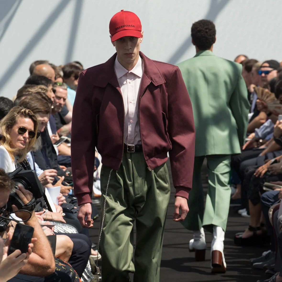 Balenciaga Flying Shoulders Harrington Sample Jacket - SS17