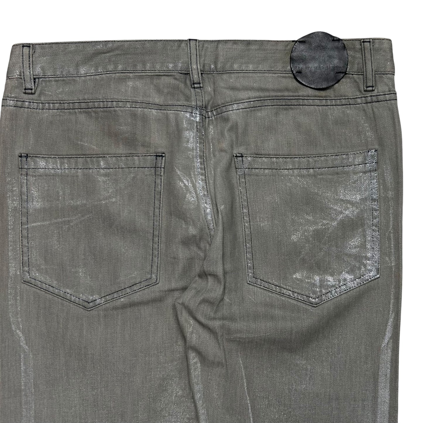 RAF by Raf Simons Waxed Slim Jeans