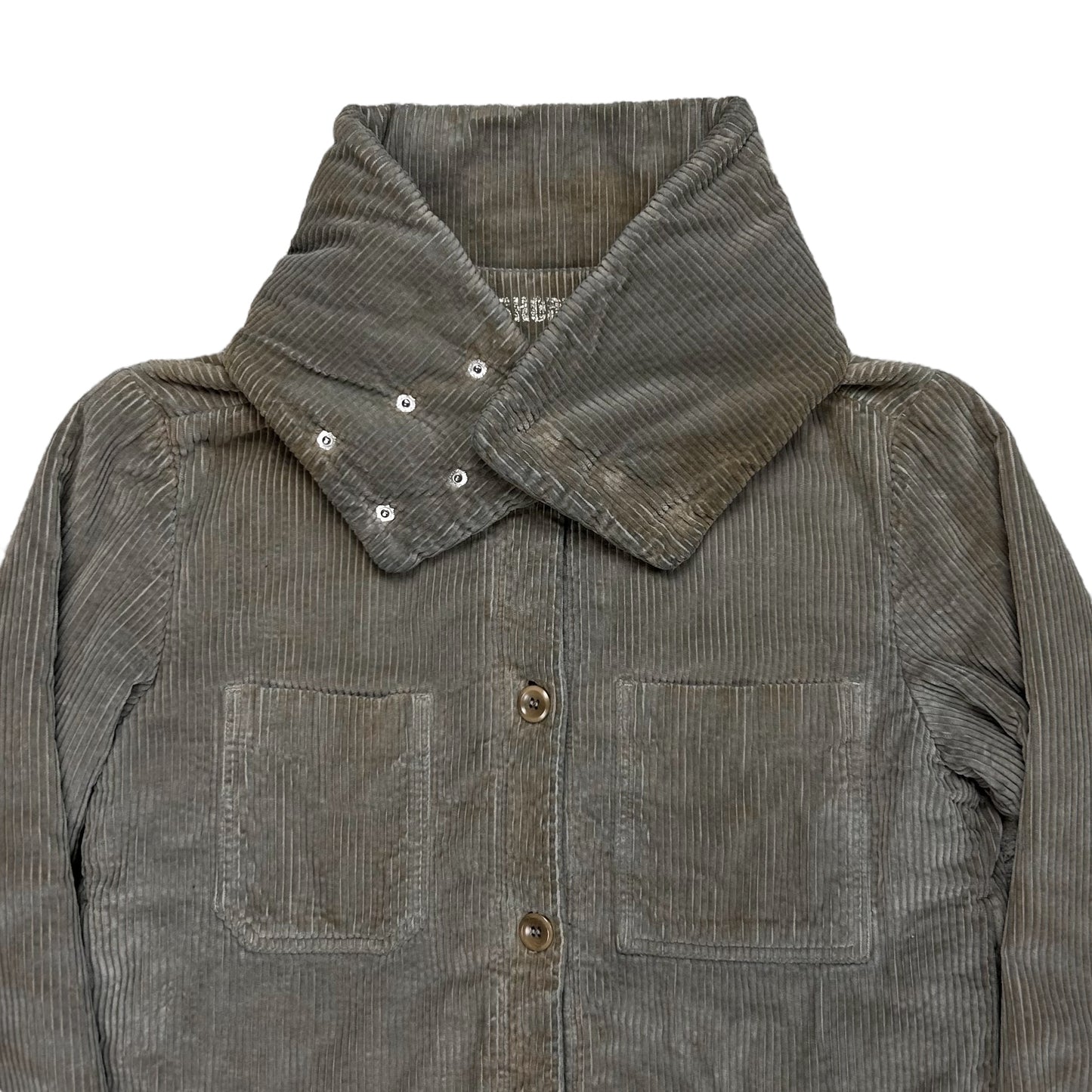 Maison Martin Margiela Detachable Collar Scarf Corduroy Bomber Jacket - AW01