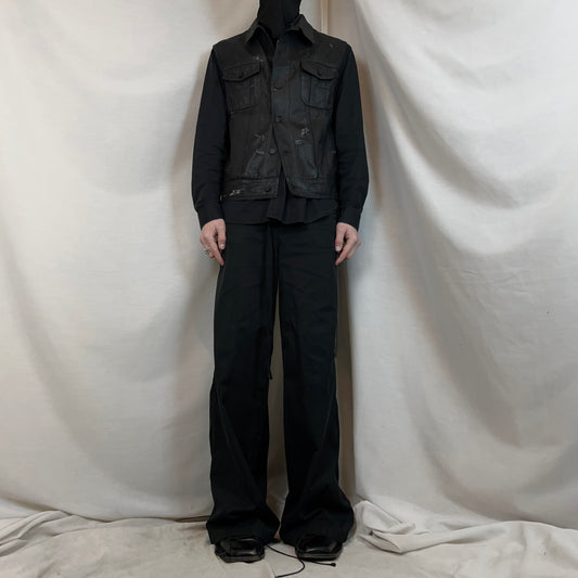 Gucci by Tom Ford Wide Velcro Waist Strap Pants - 00s