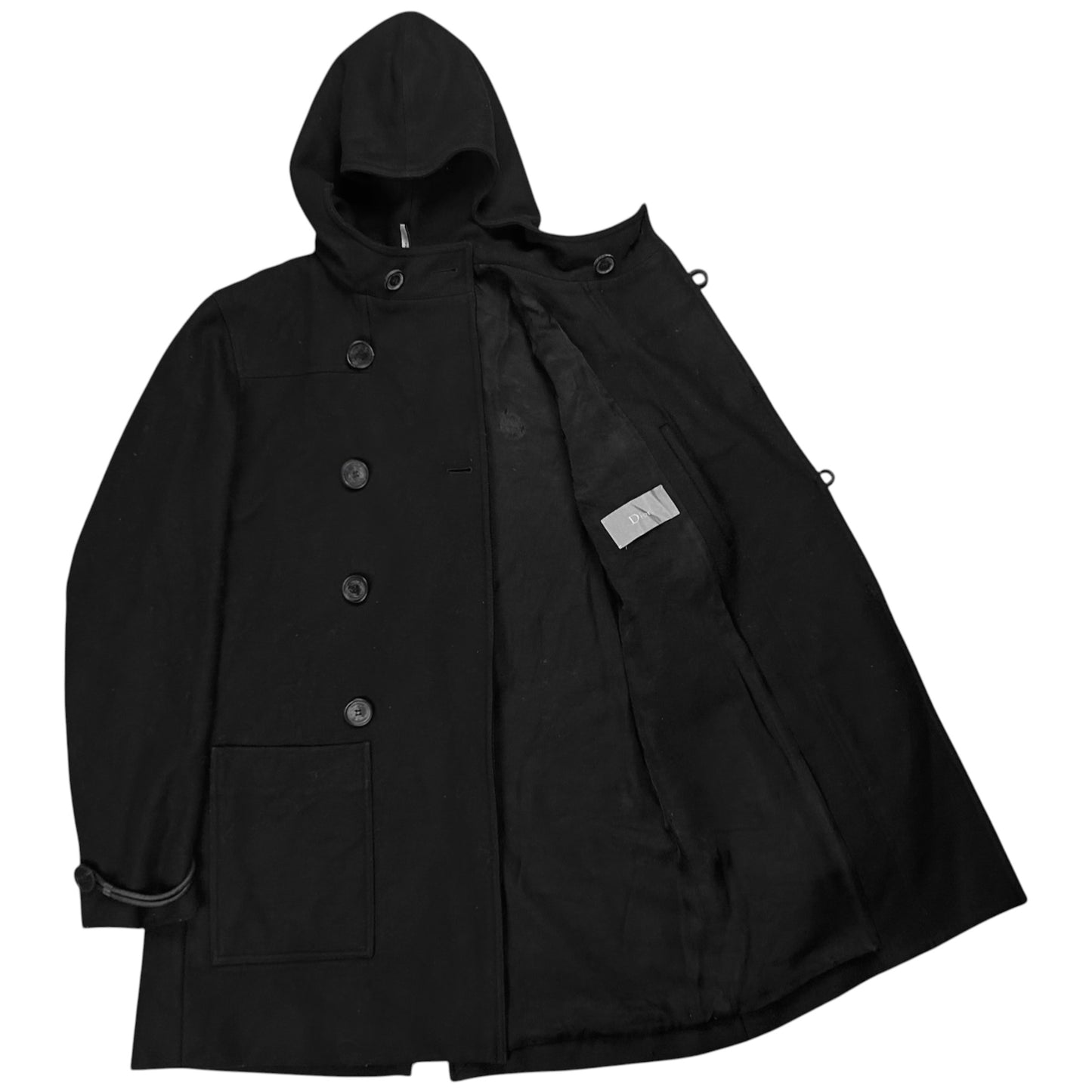 Dior Homme Leather Strap Duffle Coat - AW09