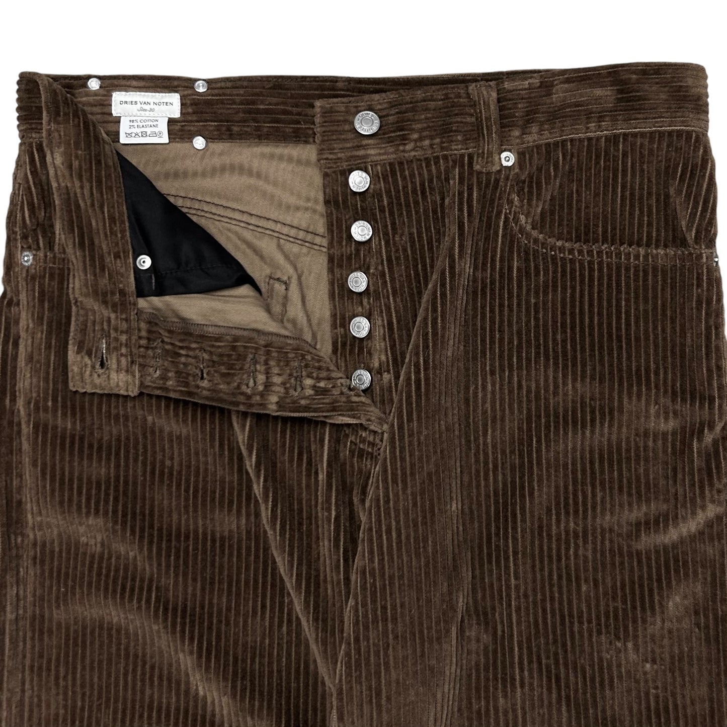 Dries Van Noten Corduroy Rivet Pants - AW23