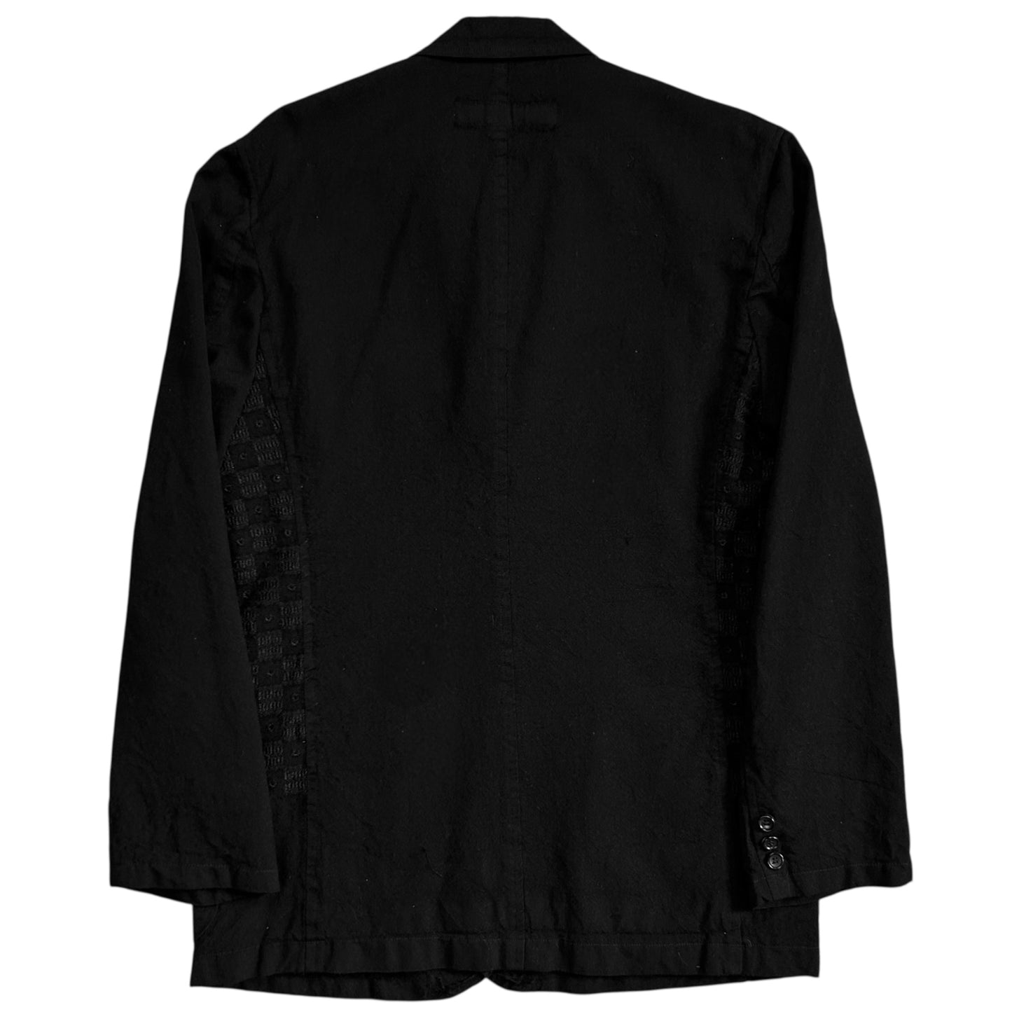 Comme des Garcons Homme Embroidered Check Blazer - AW02