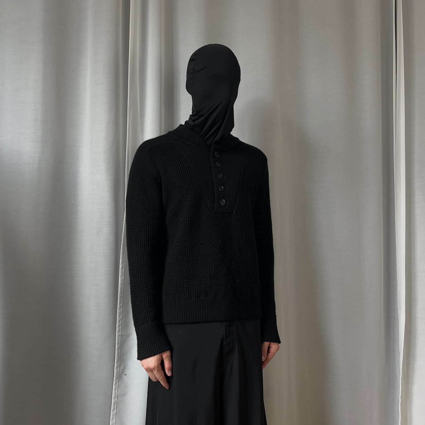 Y‘s by Yohji Yamamoto Buttoned Knit Sweater