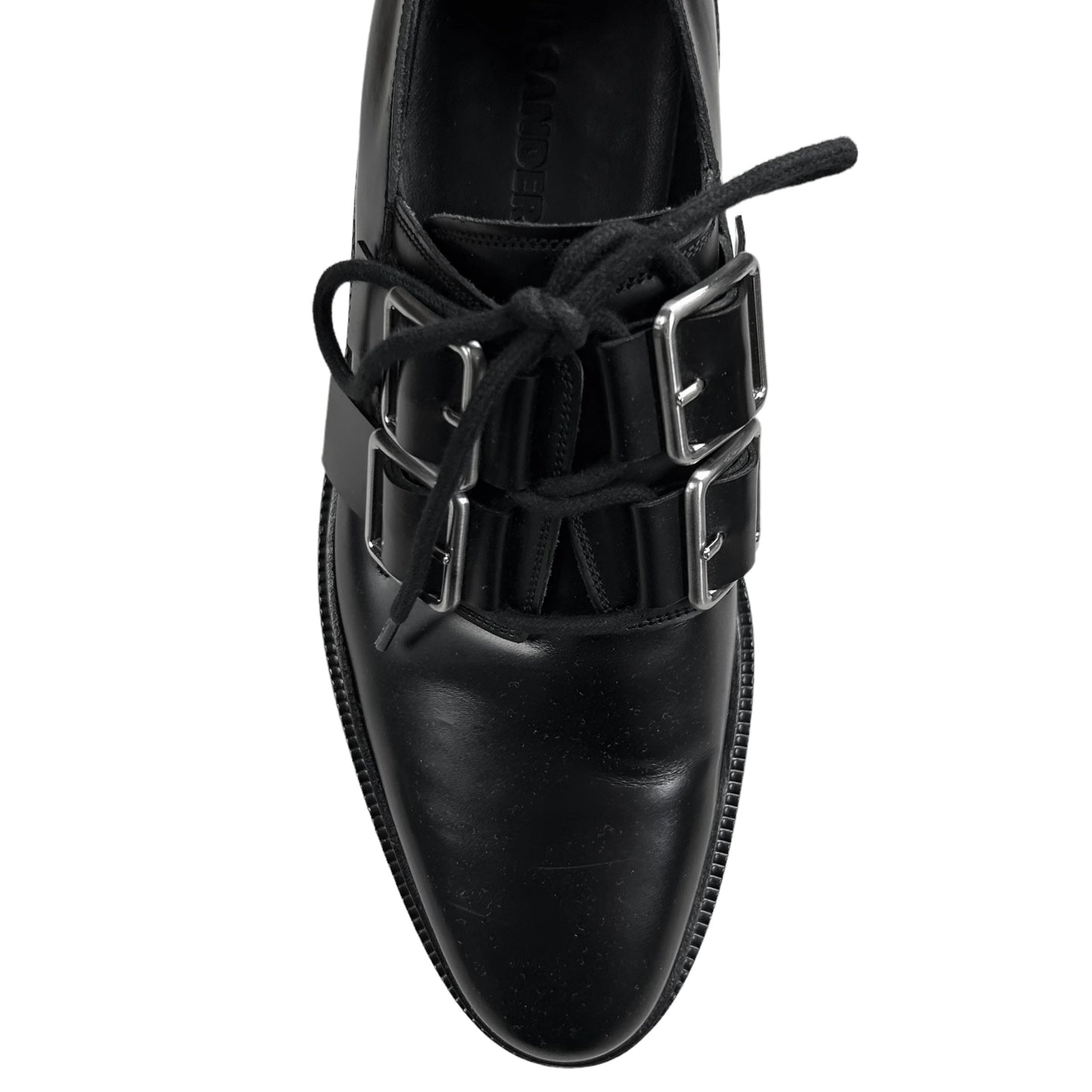 Jil Sander Four Belt Plateau Derbies