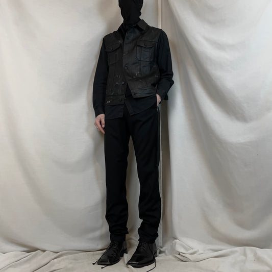 Gucci by Tom Ford Dual Waist Belt Pants - 90s