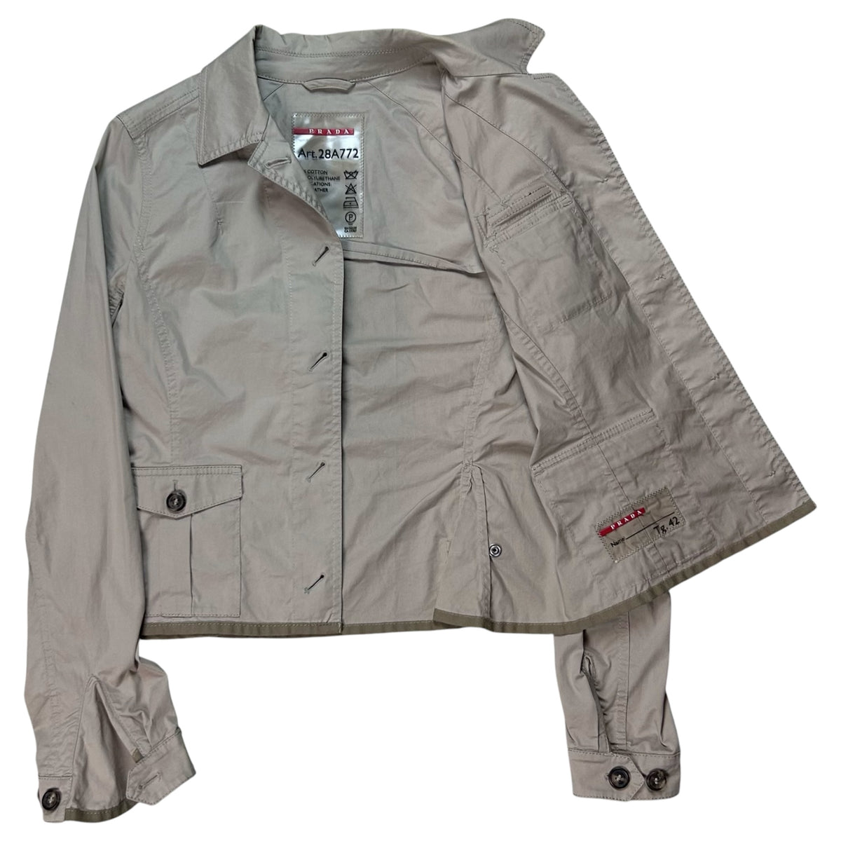 Prada Cropped Safari Jacket - AW08