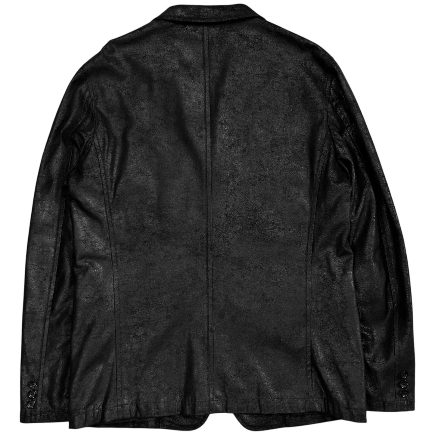 Comme des Garçons Homme Blister Coated Utility Zip Blazer - AW05