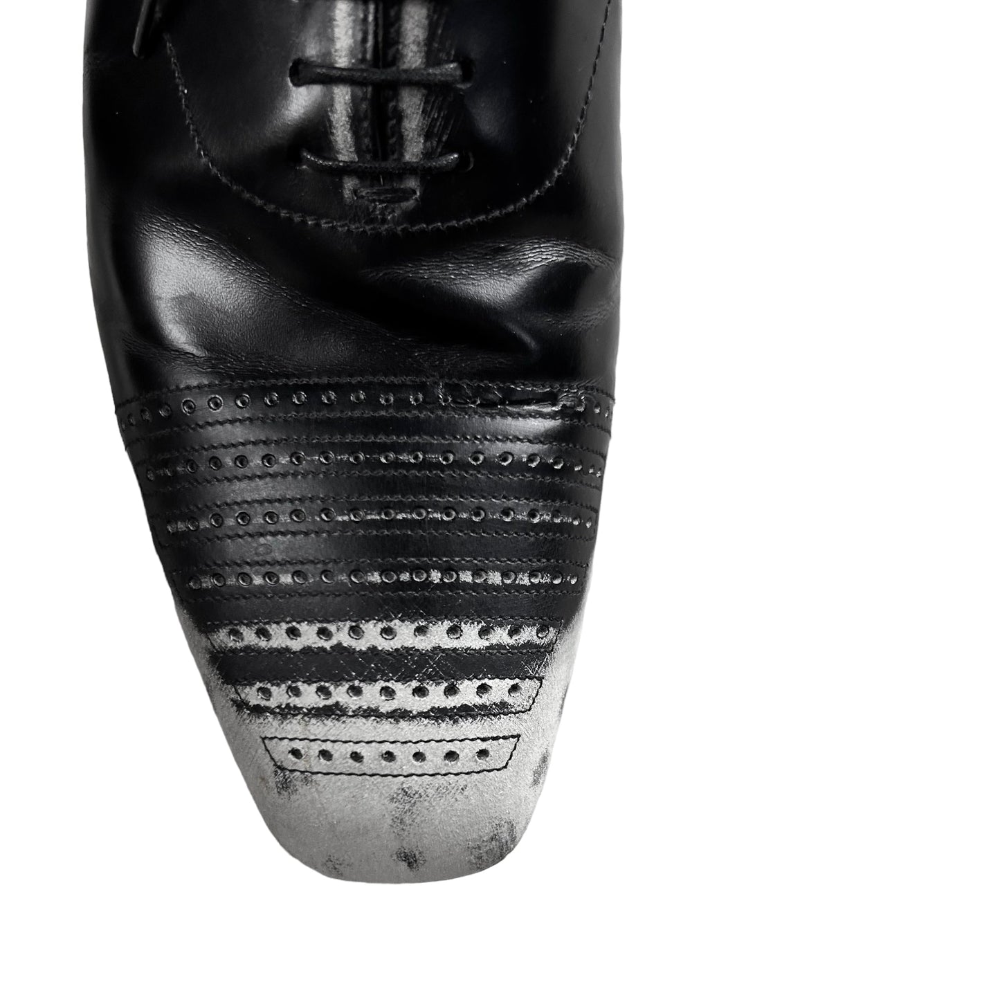 Prada Distressed Toe Derbies - AW07