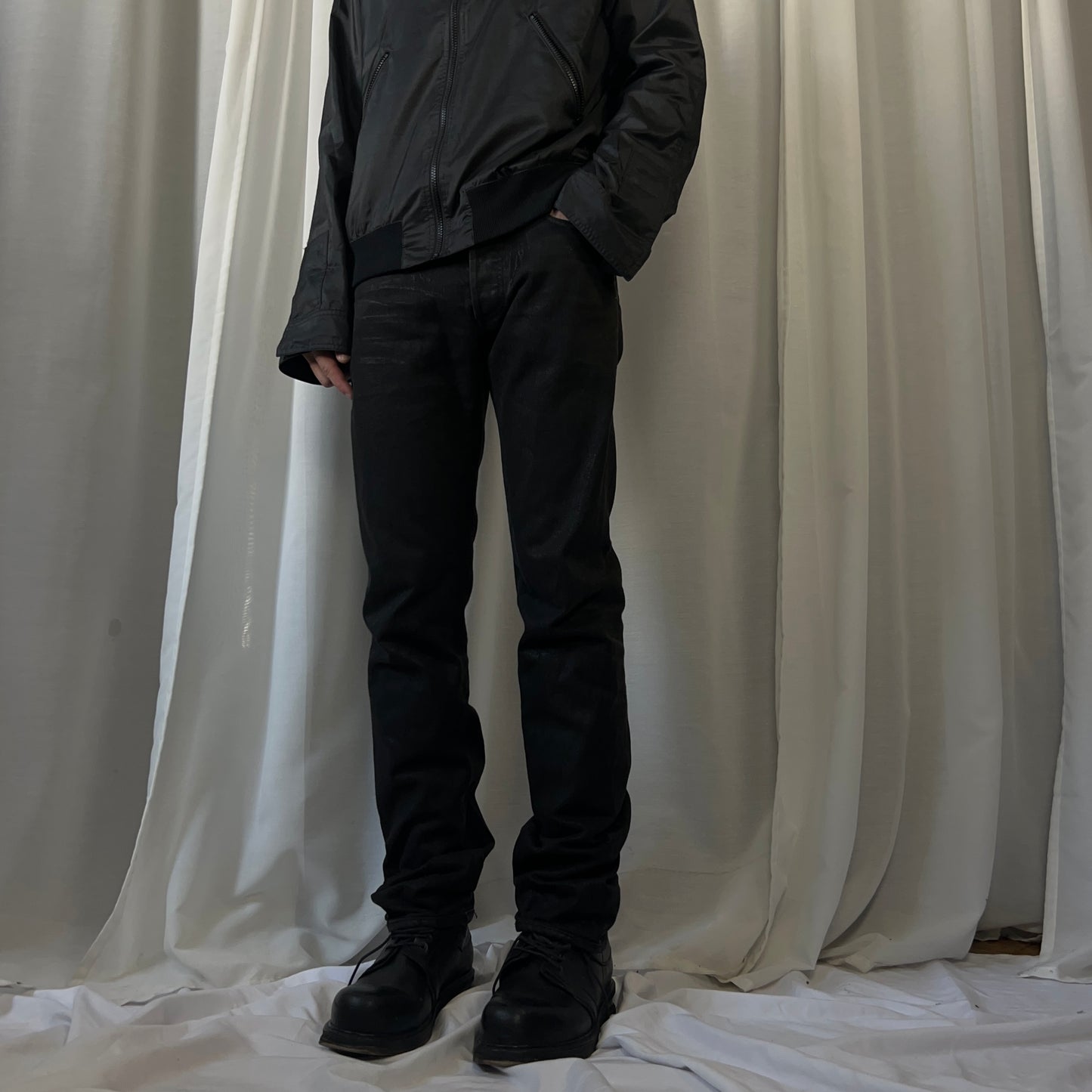 Dior Homme Waxed Slim Jeans - SS14