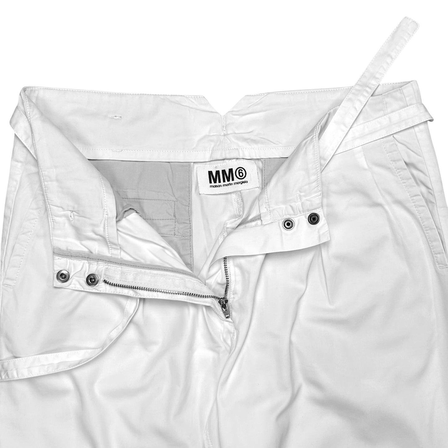 MM6 Maison Martin Margiela Belted Wide Work Pants - SS11