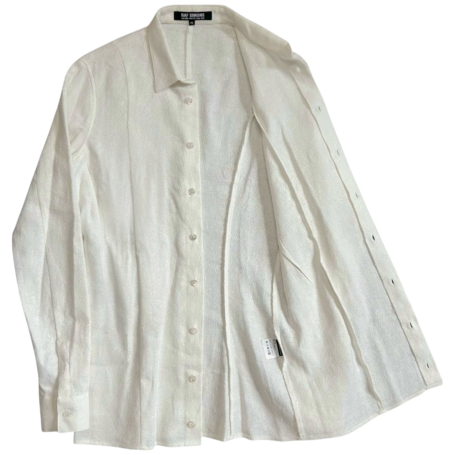 Raf Simons Panelled Crepe Shirt - AW08
