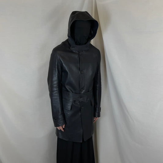 Jil Sander Multi Strap Leather Parka - AW14