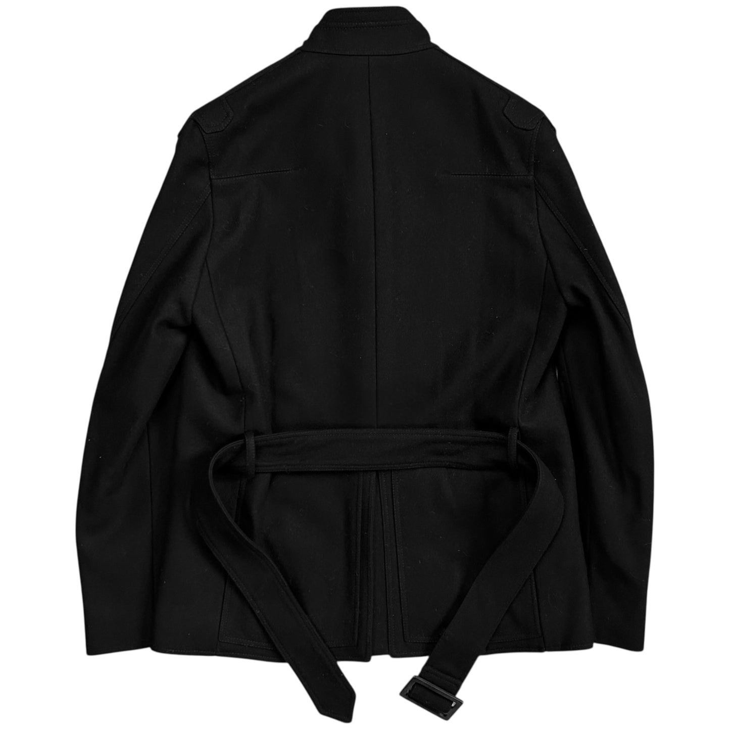Dior Homme Belted Napoleon Wool Jacket - AW08