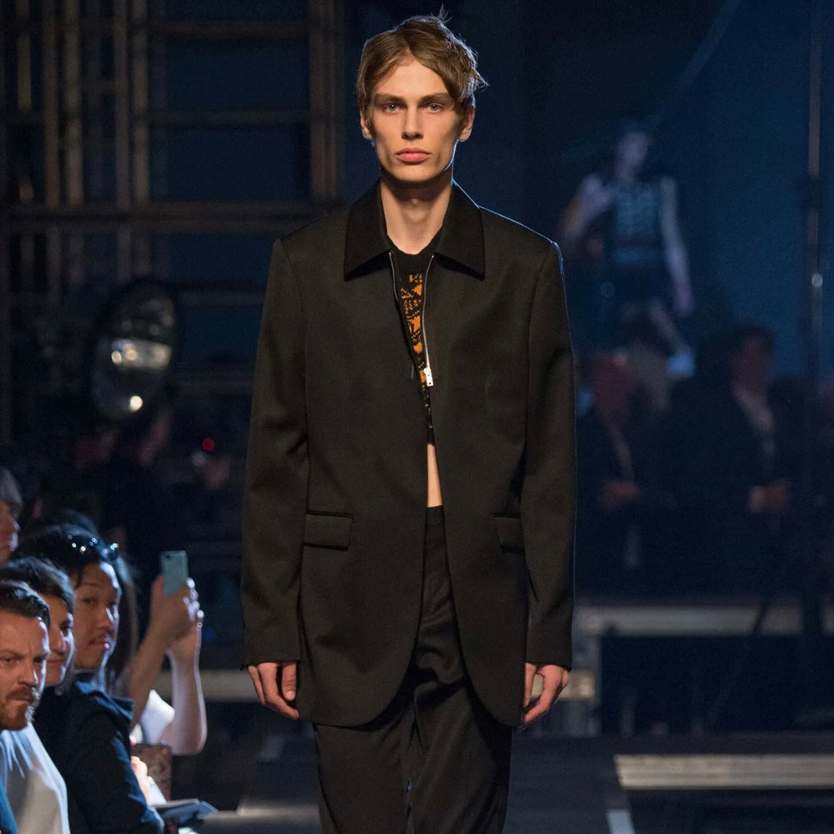 Raf Simons Zip Lapel Blazer - SS16