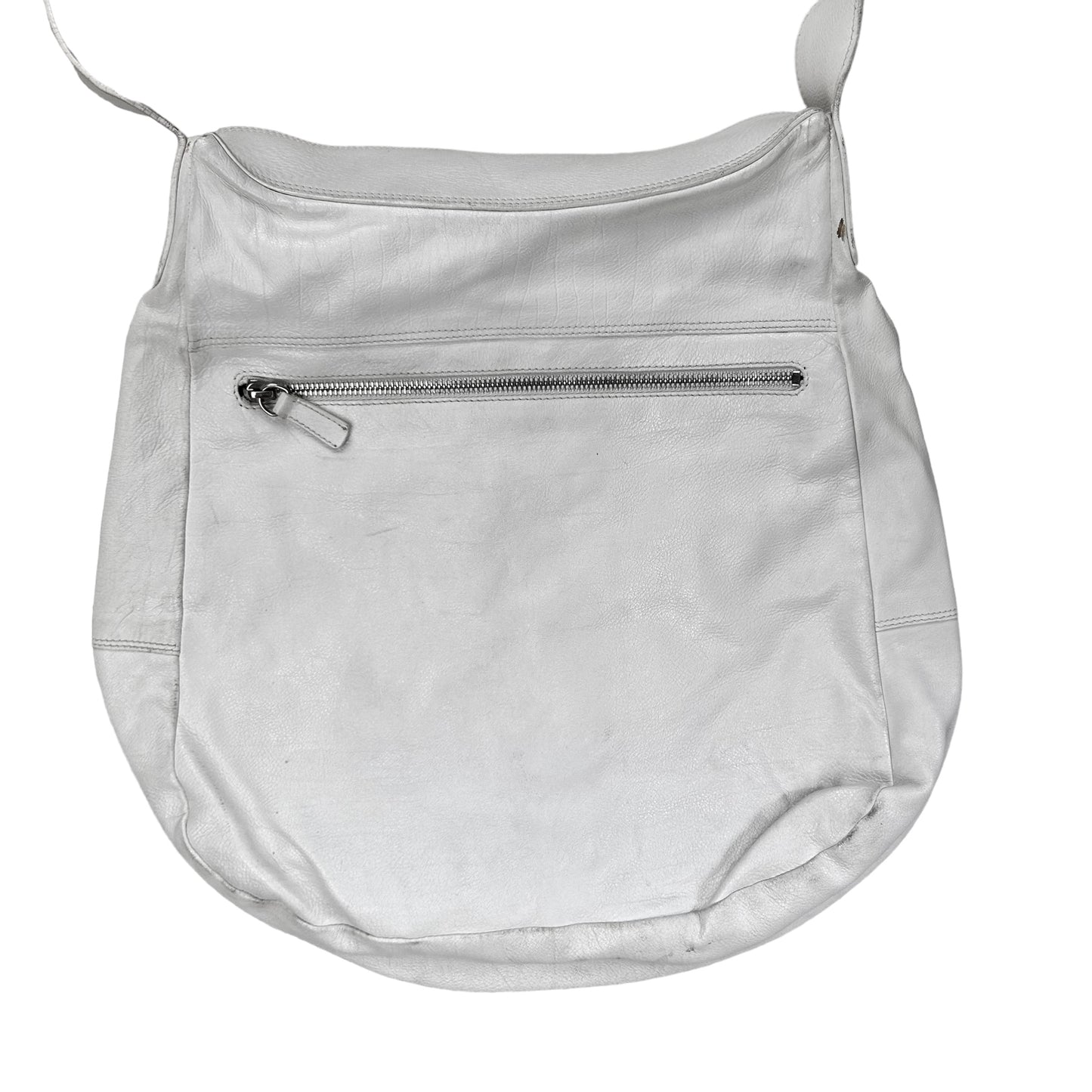 Jil Sander Snapped Strap Leather Flap Bag