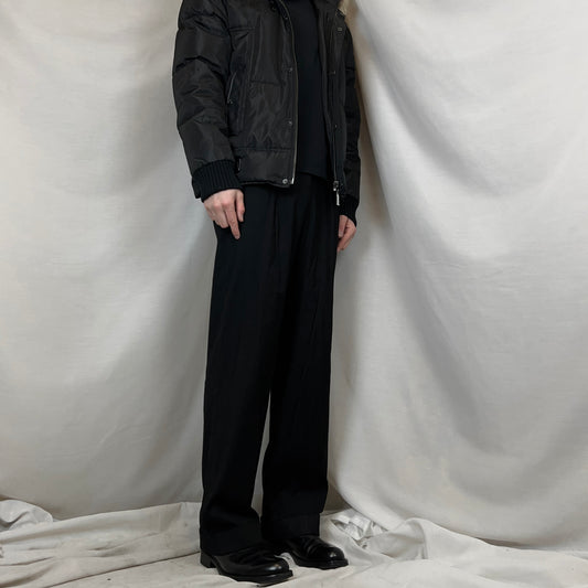 MM6 Maison Margiela Pleated Straight Trousers - AW16