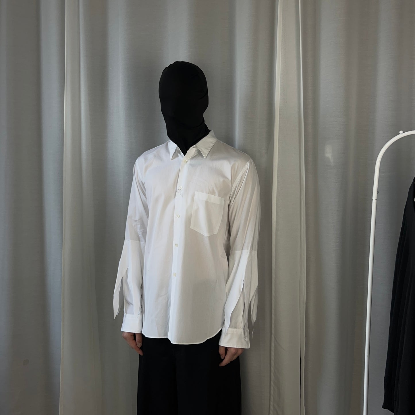 Comme des Garcons Homme Plus Layered Fringe Sleeve Shirt - SS23