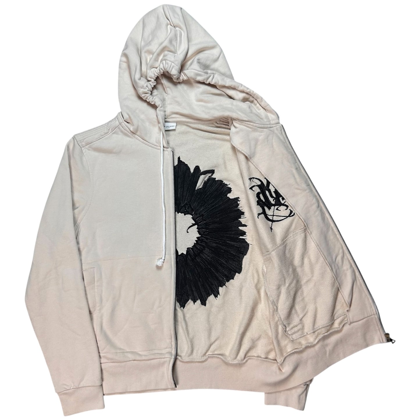 Dries Van Noten Pokras Lampas Embroidery Zip Hoodie - SS17
