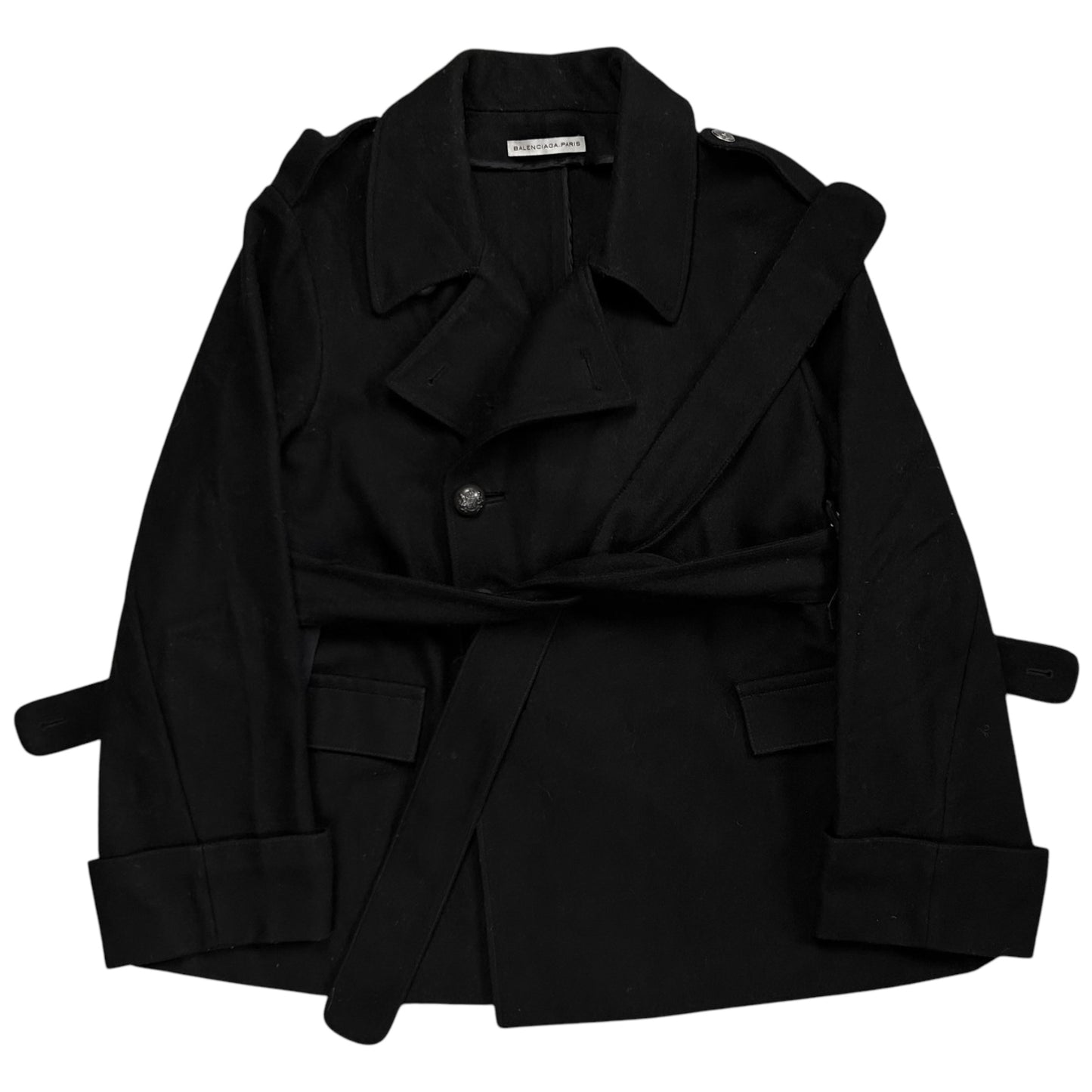 Balenciaga Double Belted Sailor Jacket