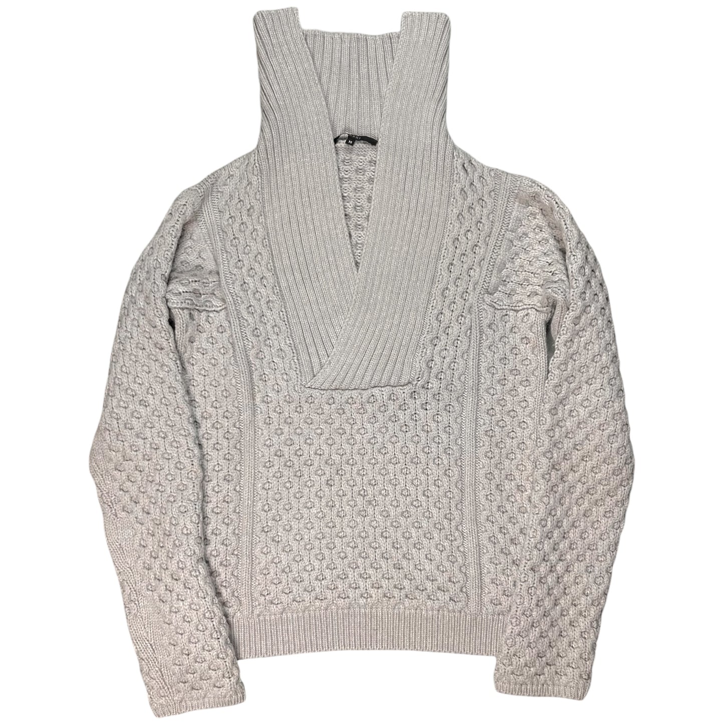 Gucci by Frida Giannini Shawl Collar Cable Knit - AW10
