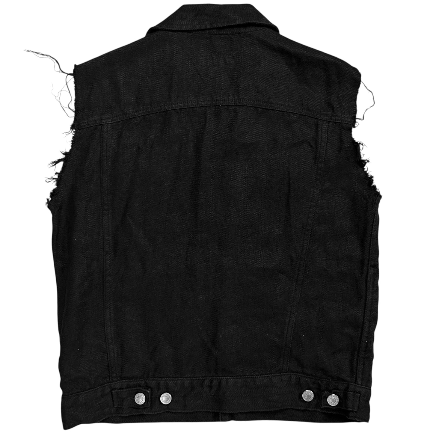 Dries Van Noten Distressed Trucker Vest