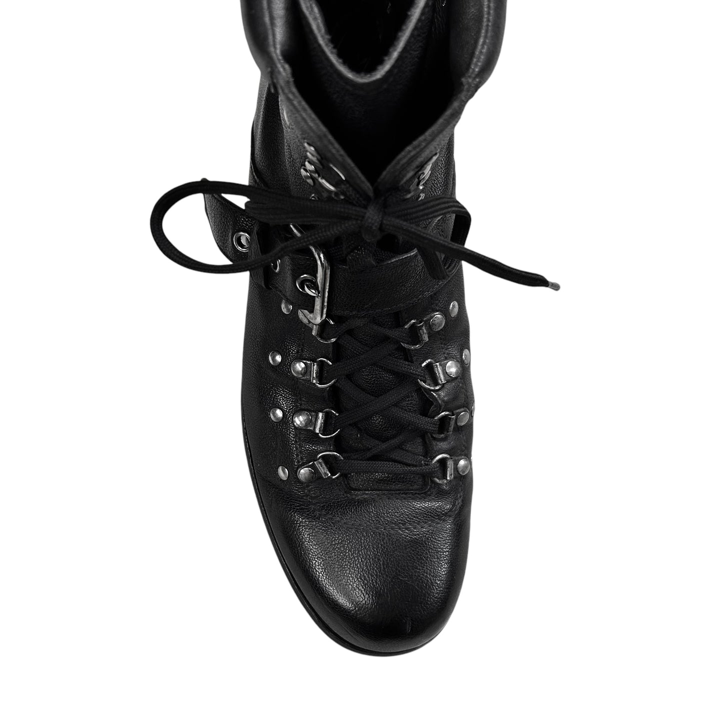 Prada Belted Buckle Stud Boots