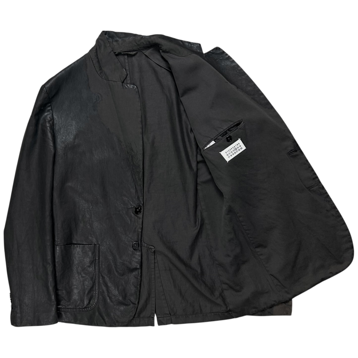 Maison Martin Margiela Waxed Paint Blazer - SS14