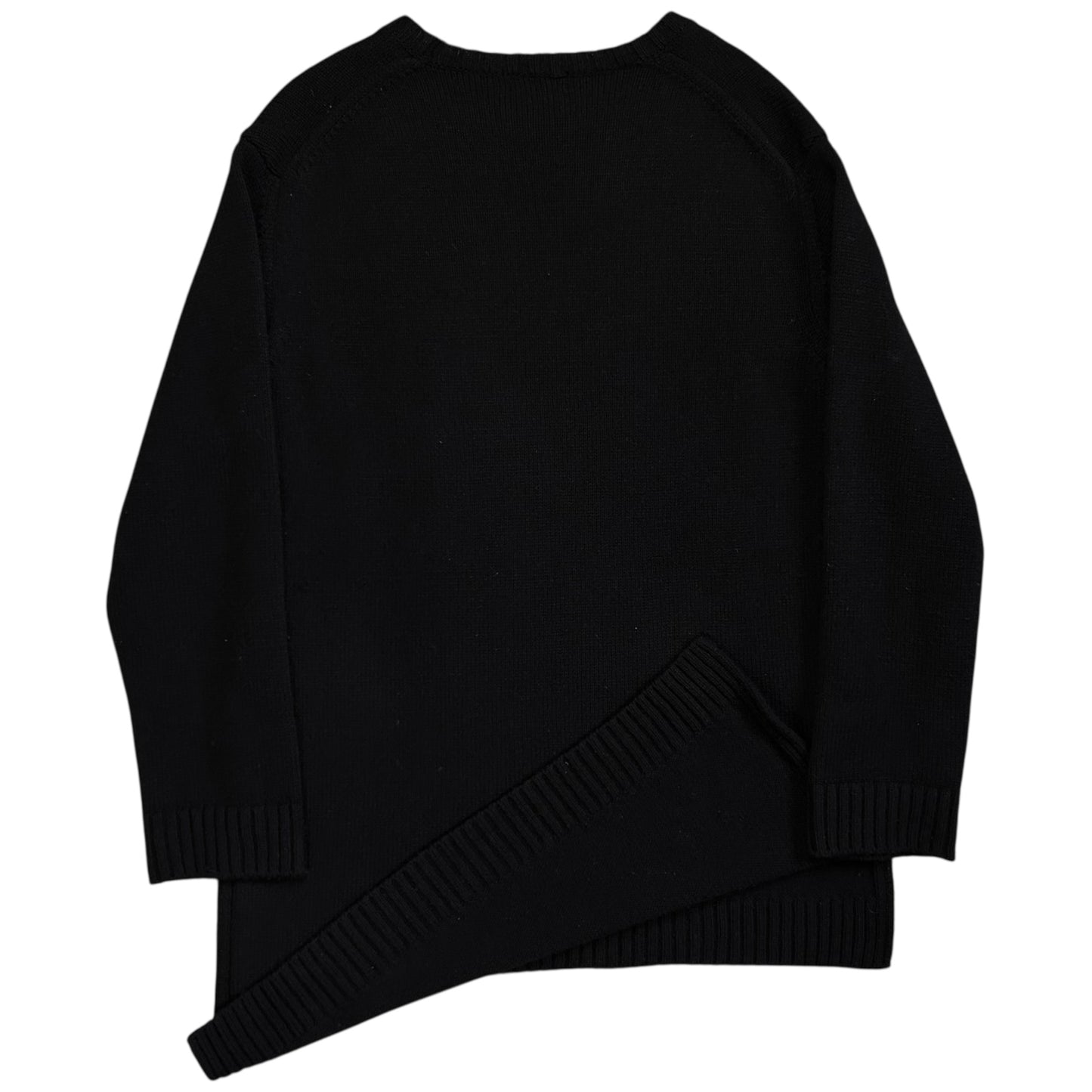 Yohji Yamamoto Pour Homme Girl Intarsia Knit Sweater - AW18