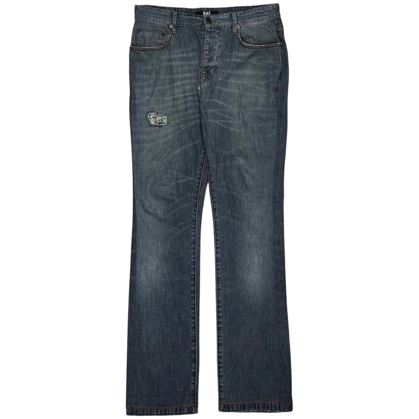 RAF by Raf Simons Distressed Jeans