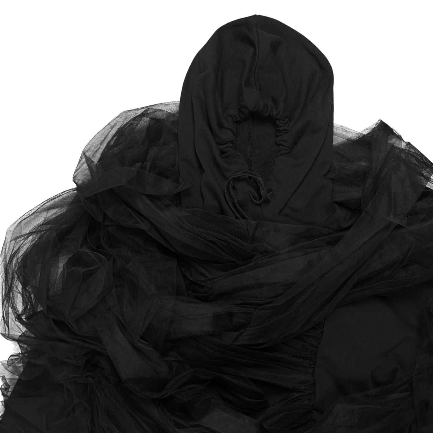Y/Project Tulle Wrapped Hoodie - AW17