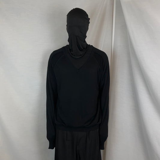 Dior Homme Perforated V-Neck Sweater - SS10