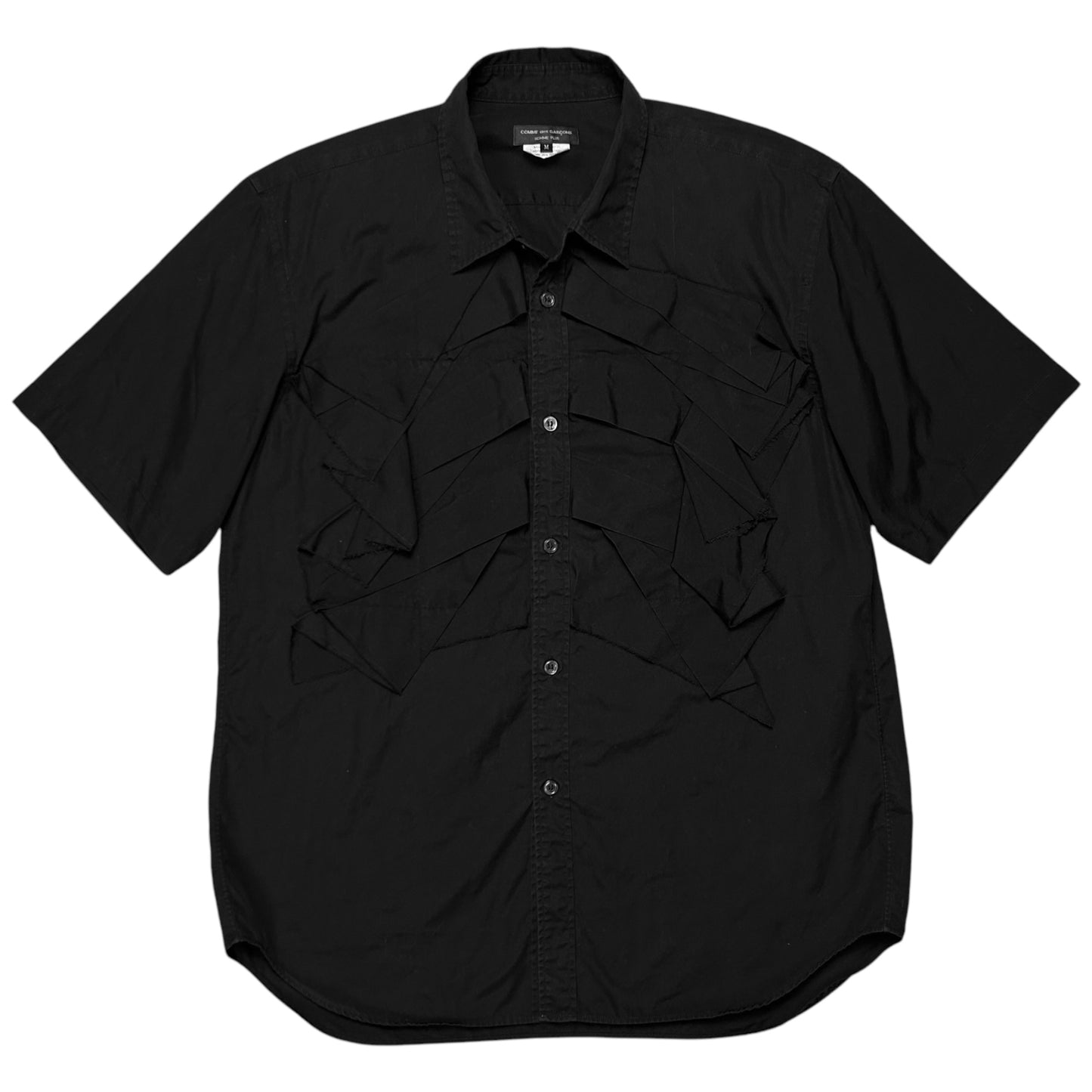 Comme des Garcons Homme Plus Patchwork Ruffle Shirt - SS21