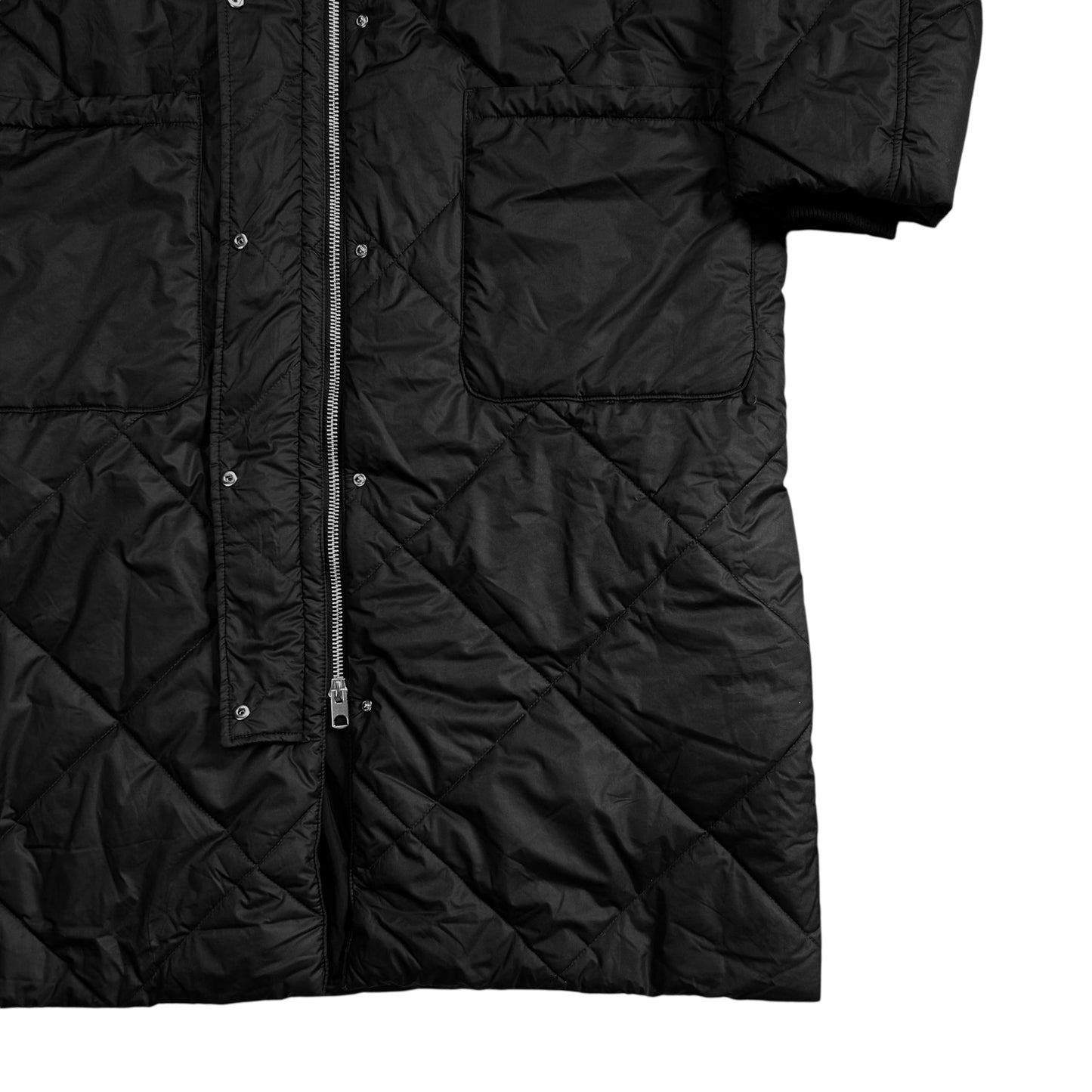 Dries Van Noten Quilted Snap Parka Coat - AW23