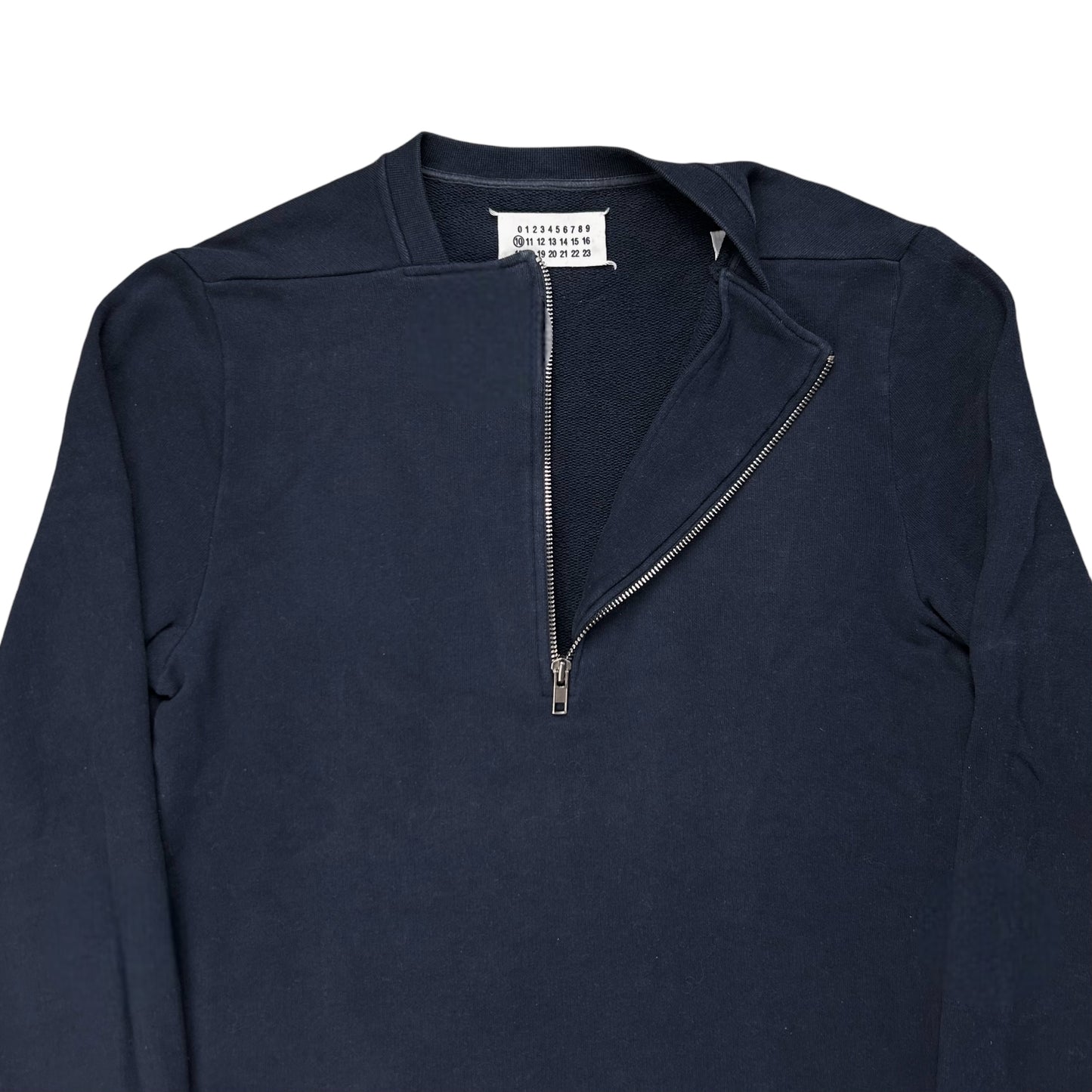 Maison Martin Margiela Deconstructed Half Zip Sweater - SS11