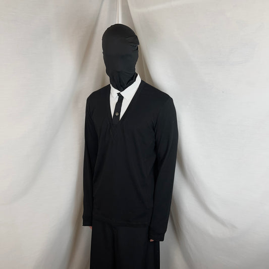 Dirk Bikkembergs Hybrid Button Up Tie Sweater