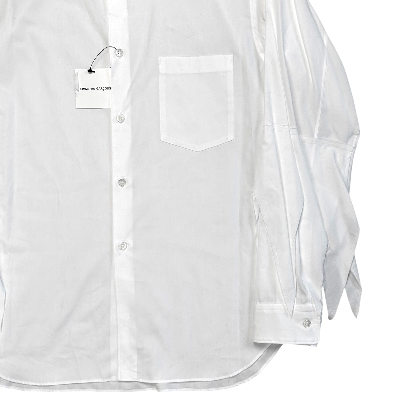 Comme des Garcons Homme Plus Layered Fringe Sleeve Shirt - SS23