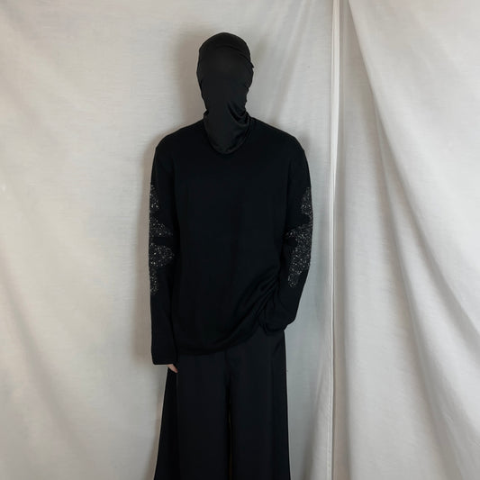 Comme des Garcons Shirt Intarsia Sleeve Sweater - AW19