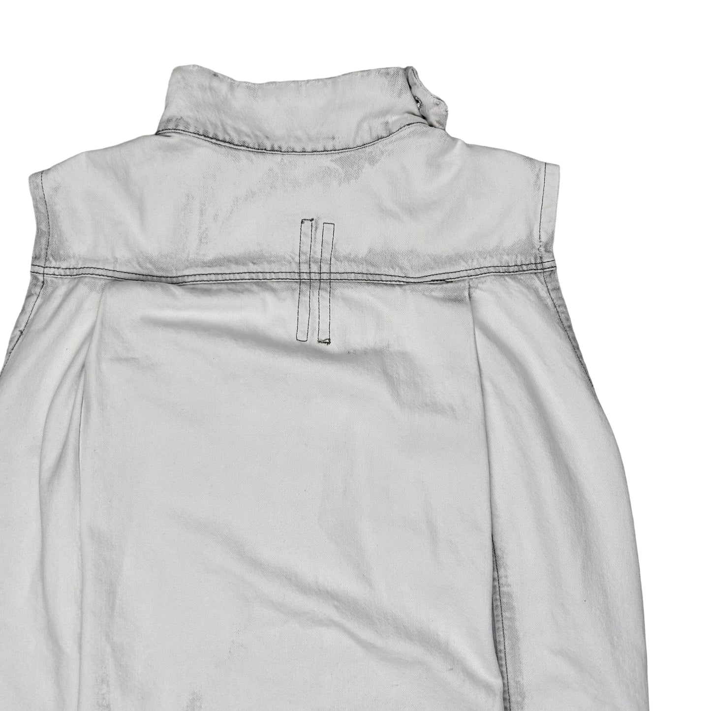 Rick Owens DRKSHDW Dyed Trucker Vest