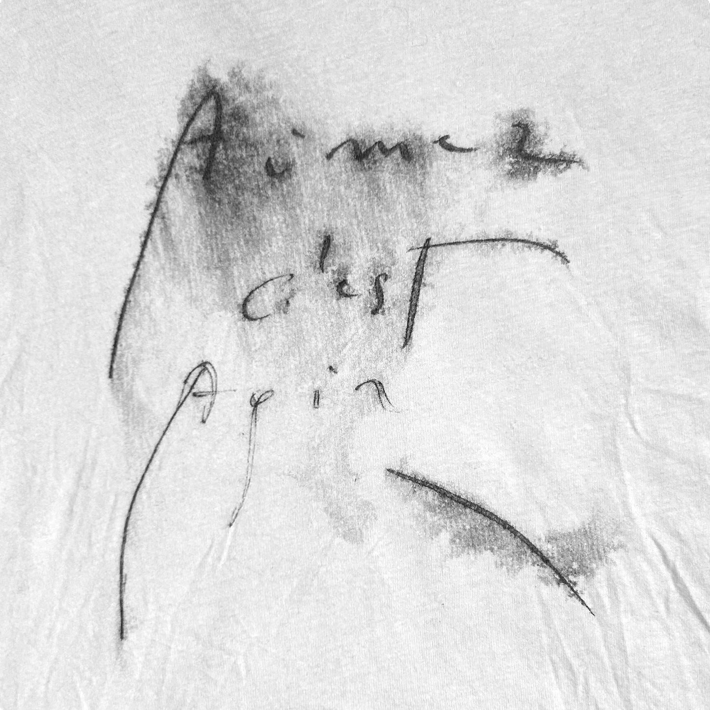 Ann Demeulemeester Aimer C'est Agir Print T-Shirt - SS22