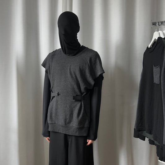 Dries Van Noten Velcro Strap Sleeveless Sweater - SS13