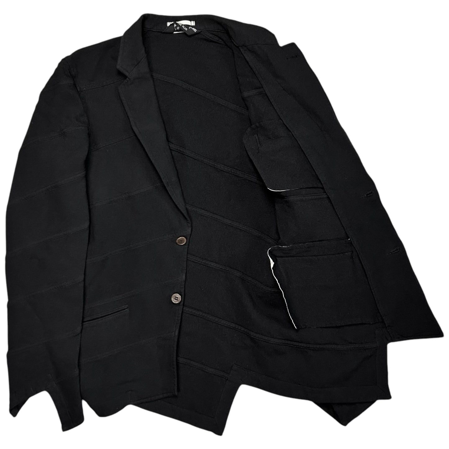 Comme des Garcons Homme Plus Asymmetric Angled Seam Blazer - AW15