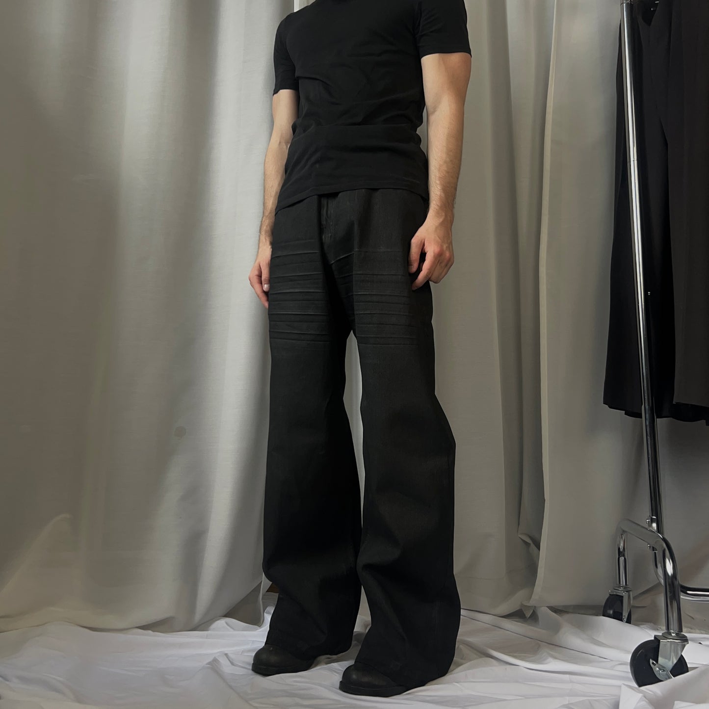 Rick Owens Waxed Geth Whiskers Jeans - SS24